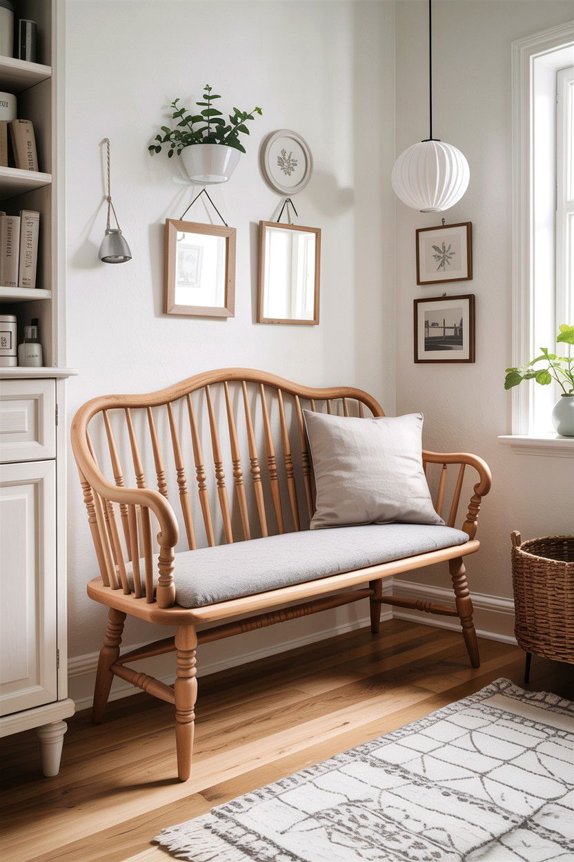 Scandi Style Bench - 30 bedroom benches