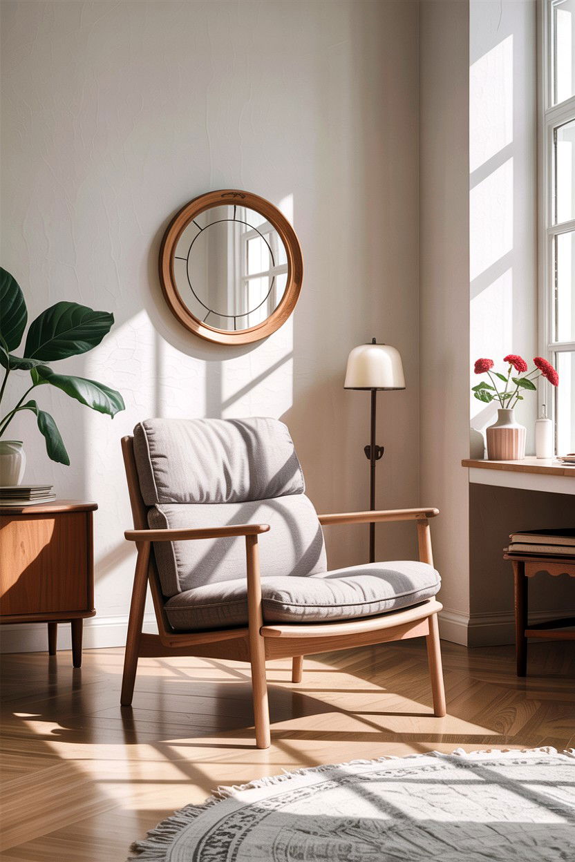Scandi Style Chair - 30 bedroom accent chairs