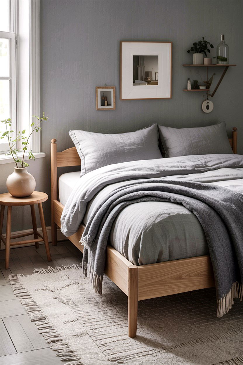 Scandi Style Linen Bedding - 30 bedroom linen bedding ideas