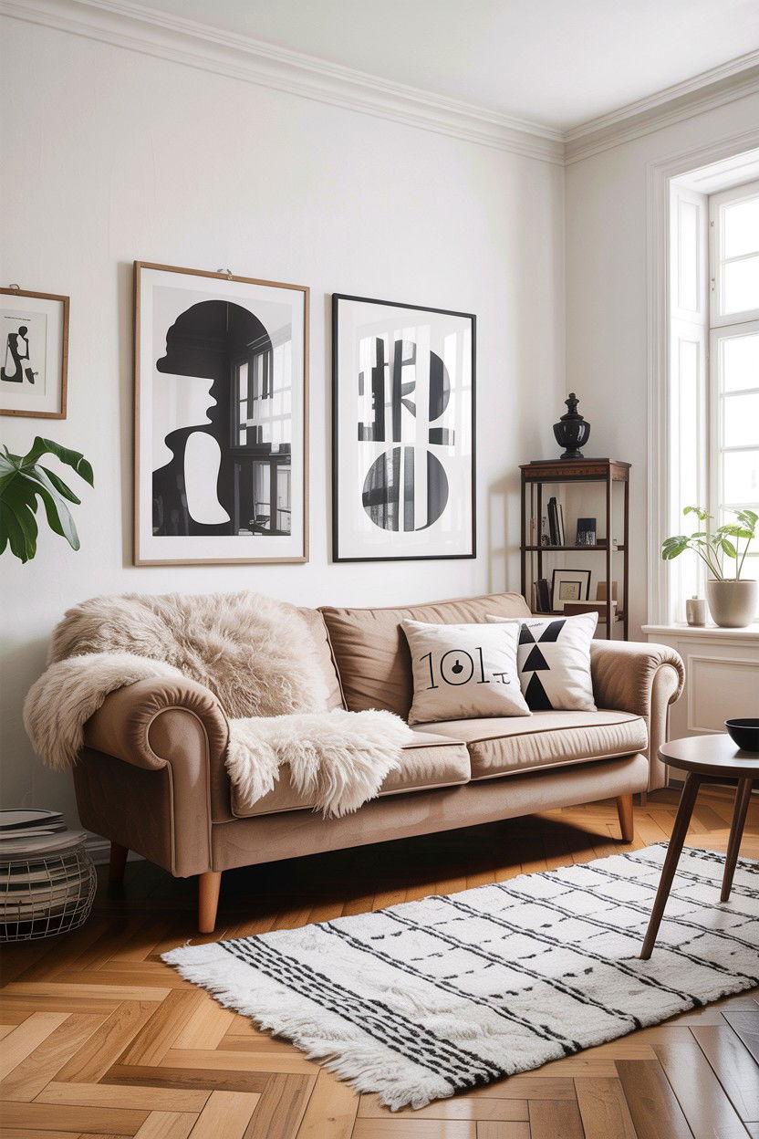 Scandi Style Sofa - 30 living room couch ideas
