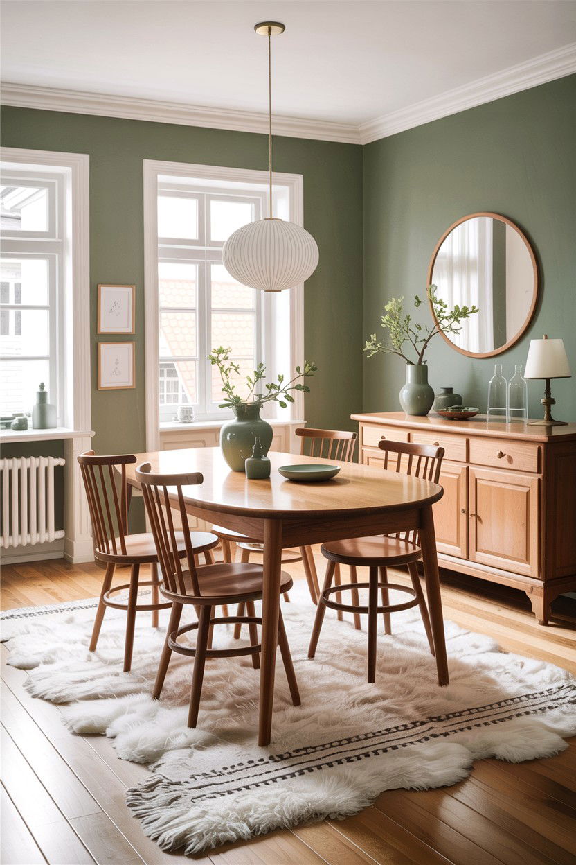 Scandi sage dining room - 30 sage dining room ideas