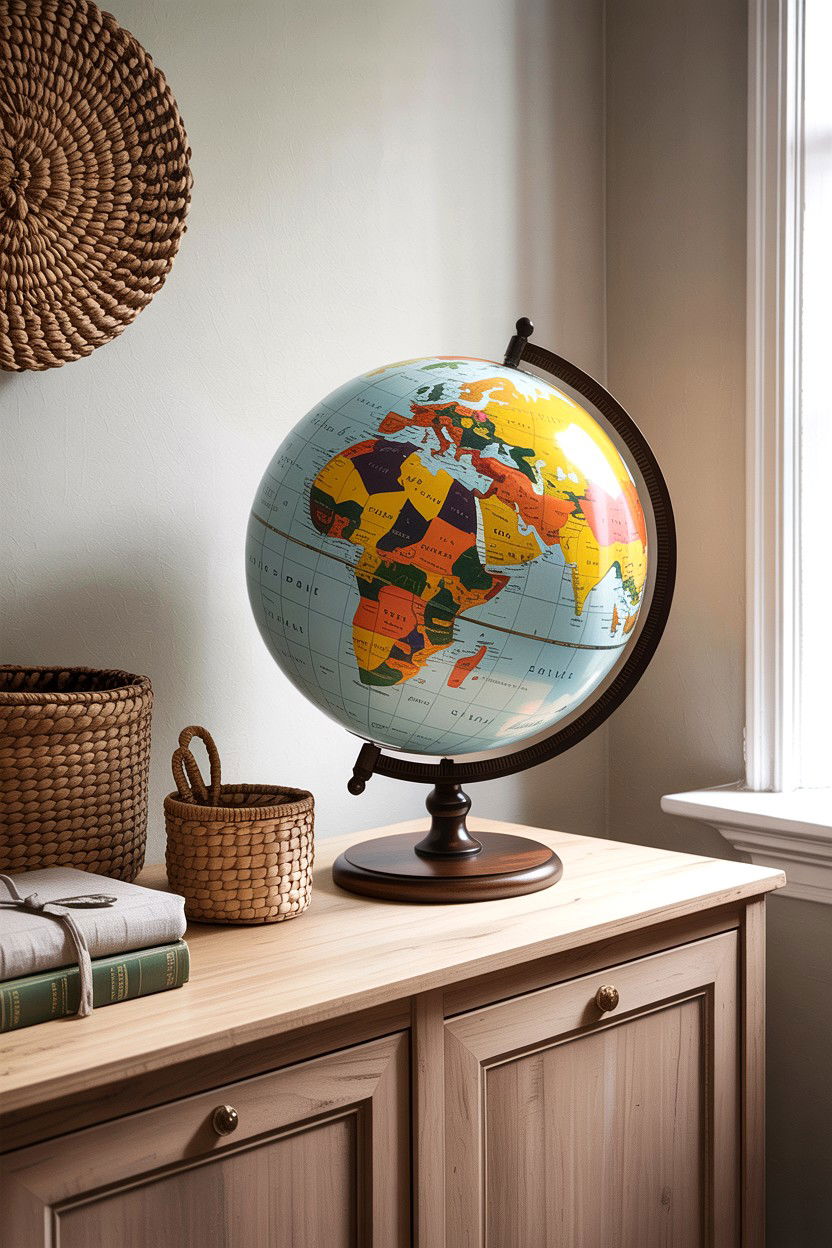 Scandi style globe - 30 living room globes
