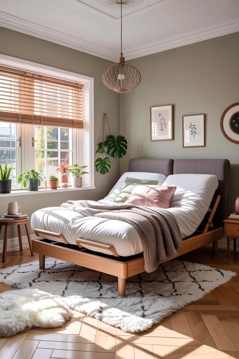 Scandinavian Adjustable Bed - 30 bedroom adjustable beds