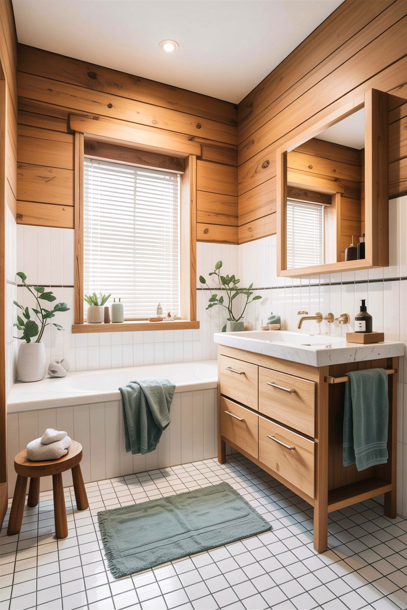 Scandinavian Bathroom - 30 custom home bathroom ideas