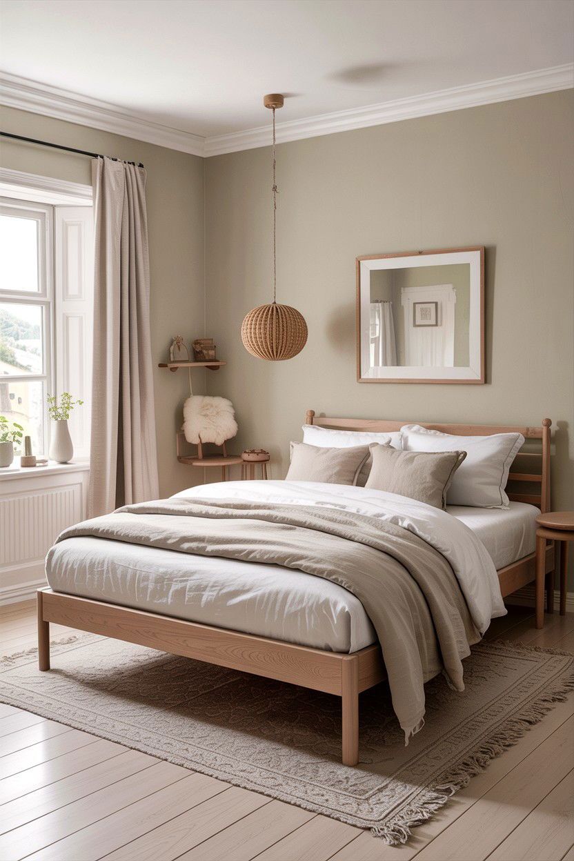 Scandinavian Beige Bedroom - 30 all beige bedroom ideas