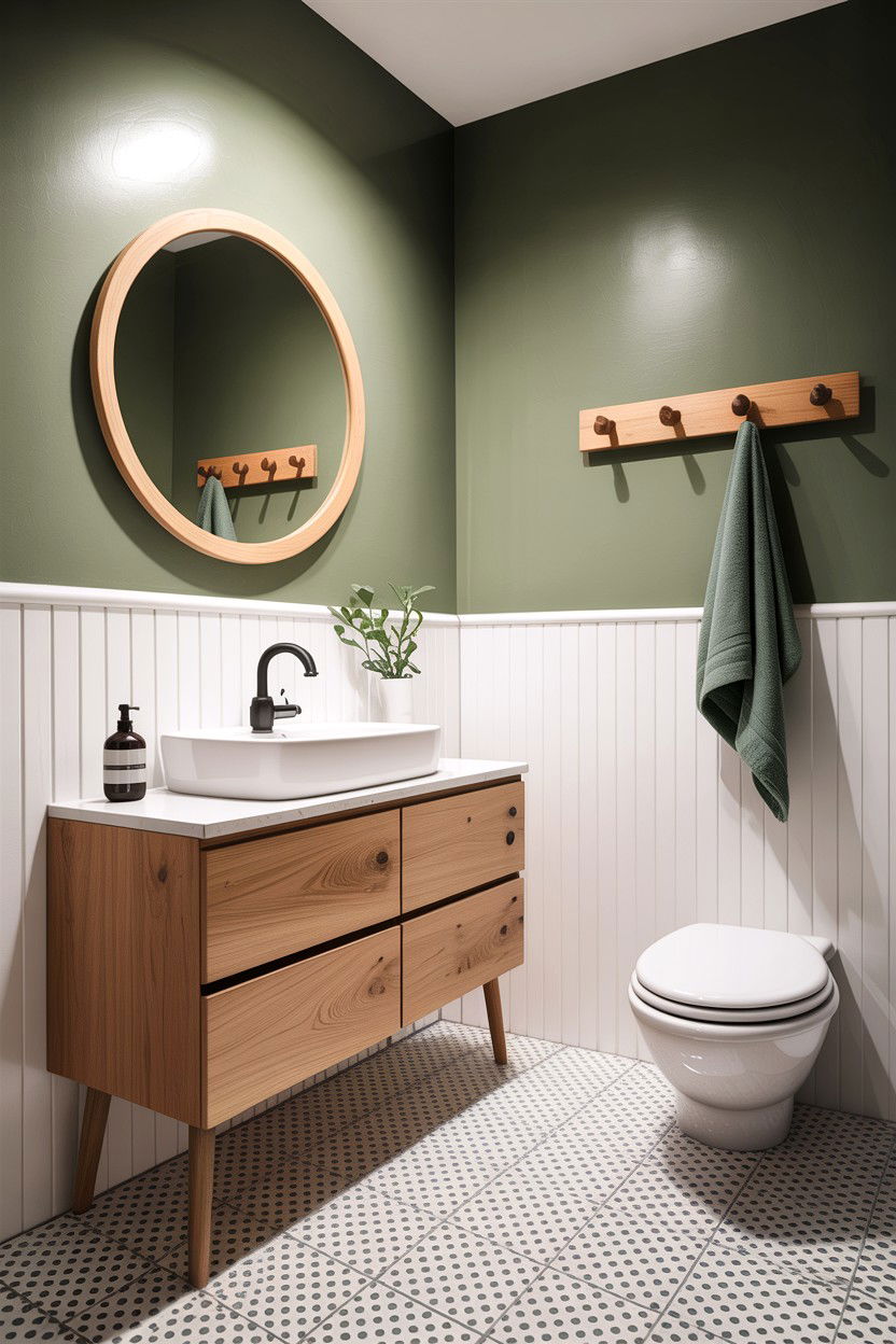 Scandinavian Cloakroom - 30 downstairs bathroom ideas
