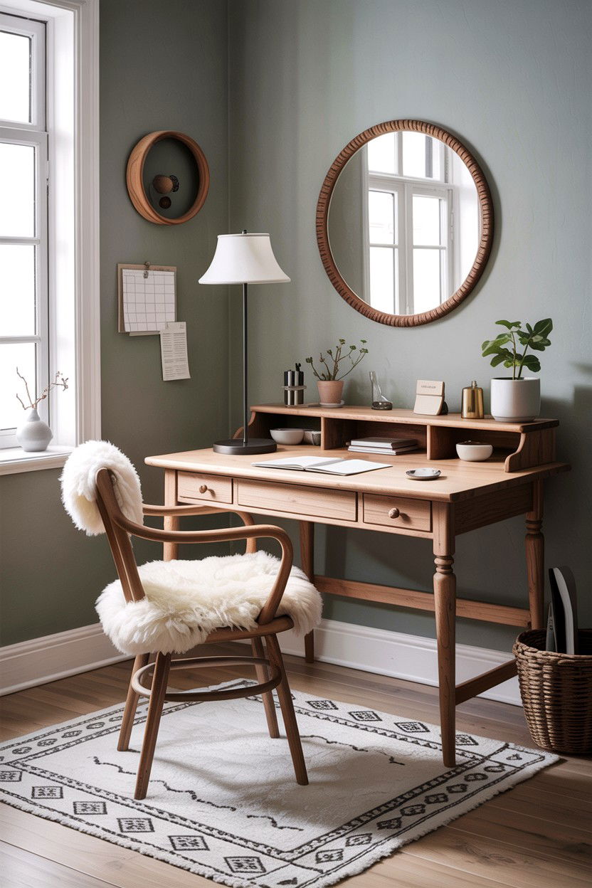 Scandinavian Desk - 30 bedroom writing desks