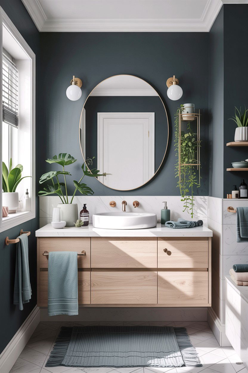 Scandinavian Gray Bathroom - 30 gray bathroom ideas