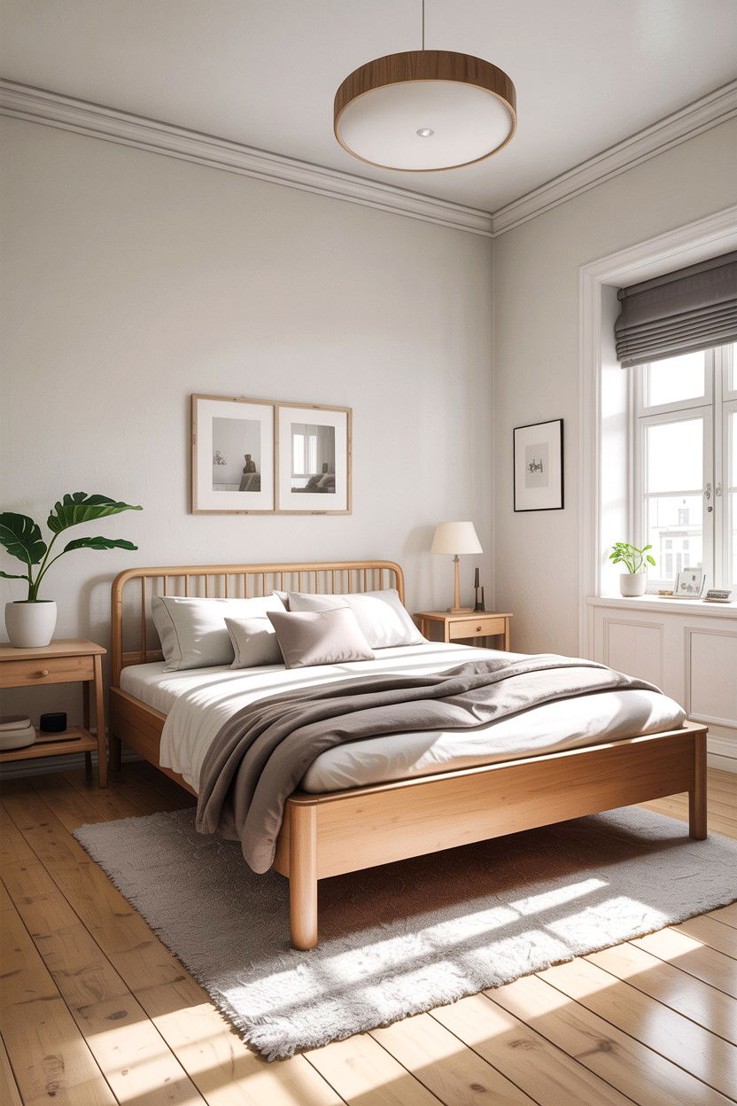 Scandinavian Minimalist Bedroom - 30 dust-free bedroom ideas