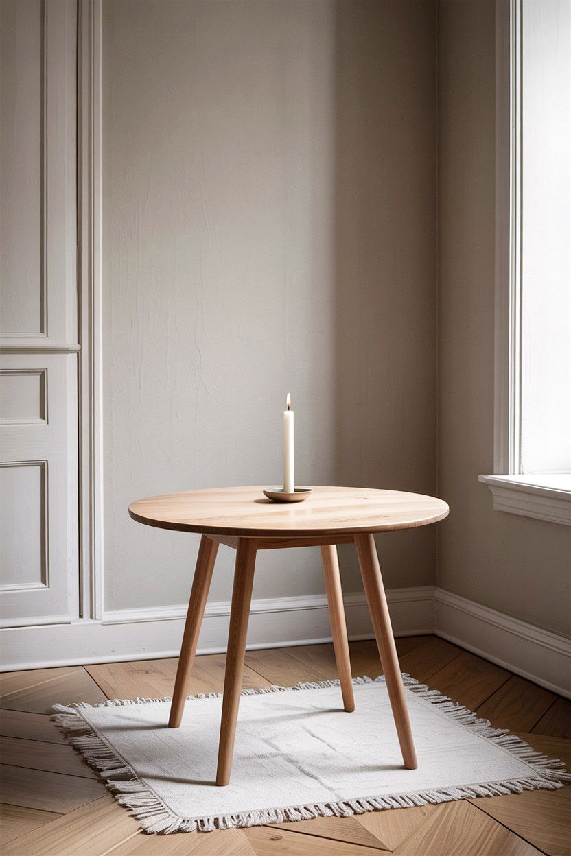 Scandinavian Minimalist Table - 30 living room accent table ideas