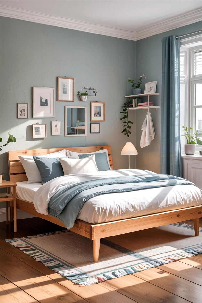 Scandinavian Platform Bed - 30 bedroom low profile beds