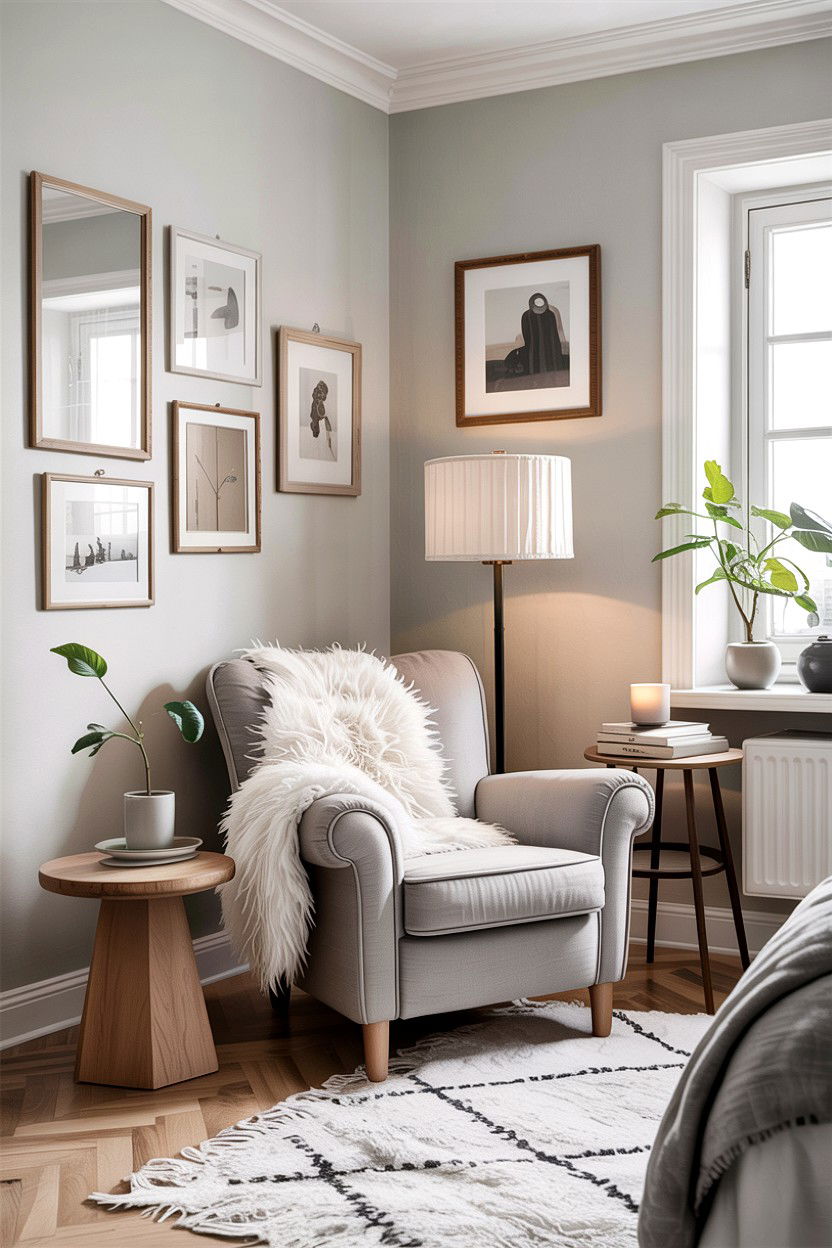 Scandinavian bedroom lounge - 30 bedroom with lounge ideas