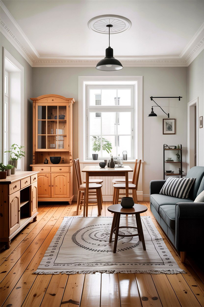 Scandinavian living room dining room - 30 living room dining room combo ideas