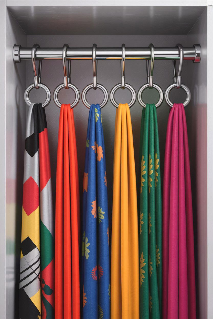 Scarf Organizer - 30 bedroom storage containers