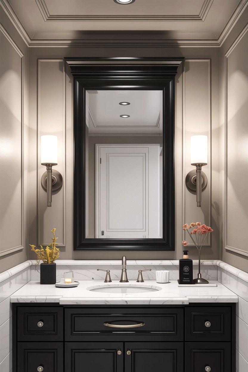 Sconce light height - 30 bathroom design rules
