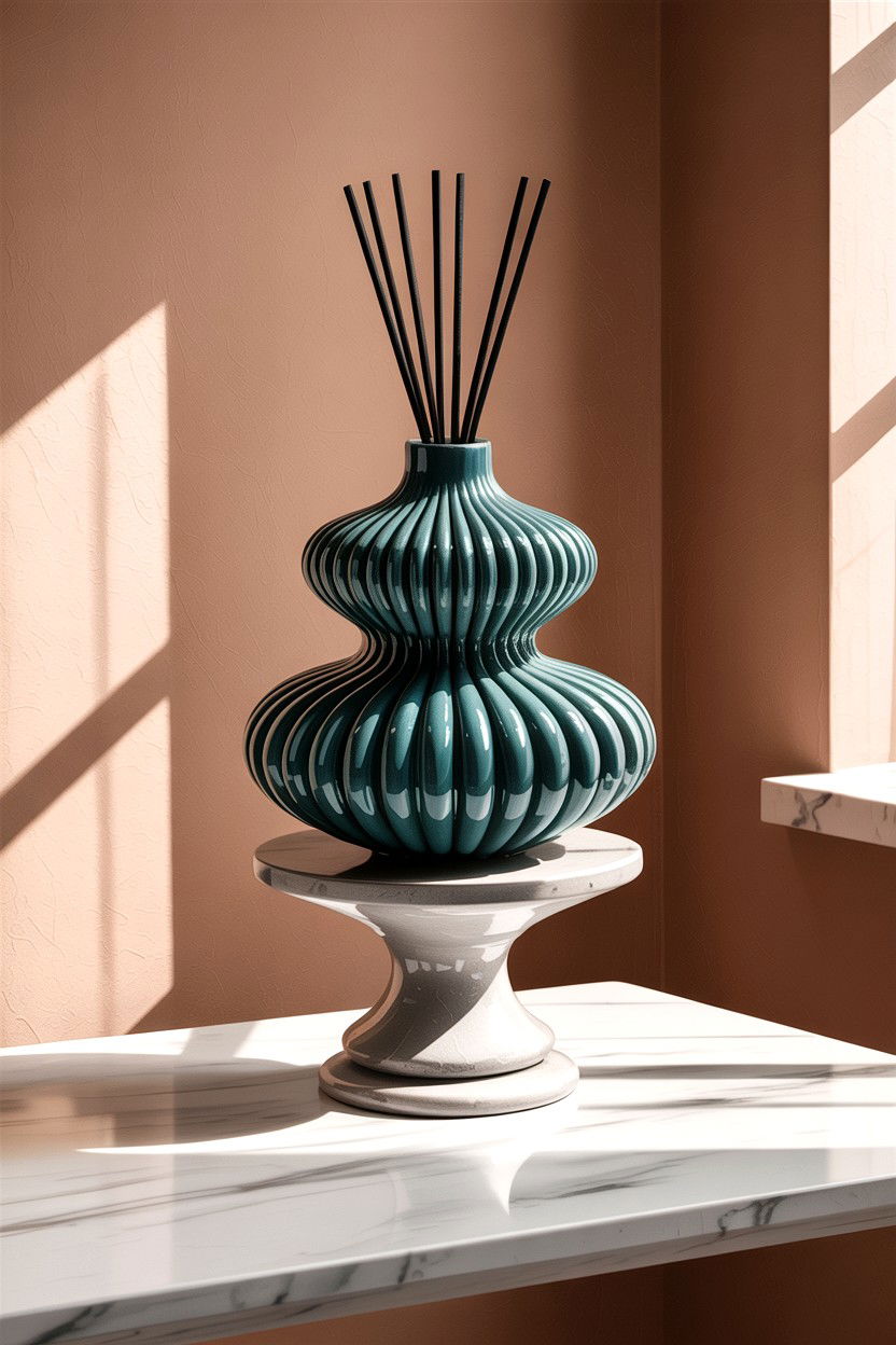 Sculptural Ceramic Diffuser - 30 living room diffusers
