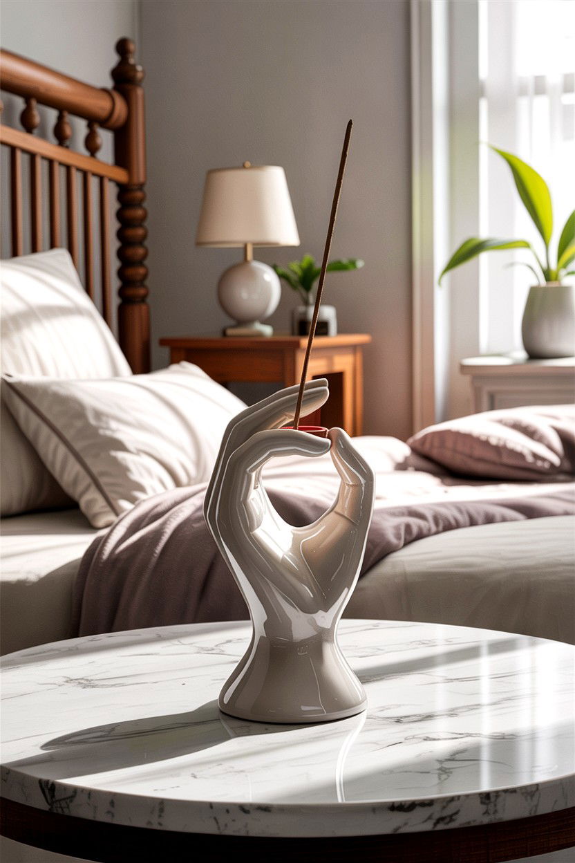 Sculptural Incense Burner - 30 bedroom incense holders