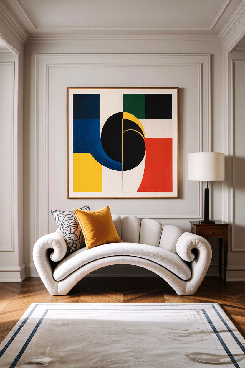 Sculptural Modern Bench - 30 bedroom benches