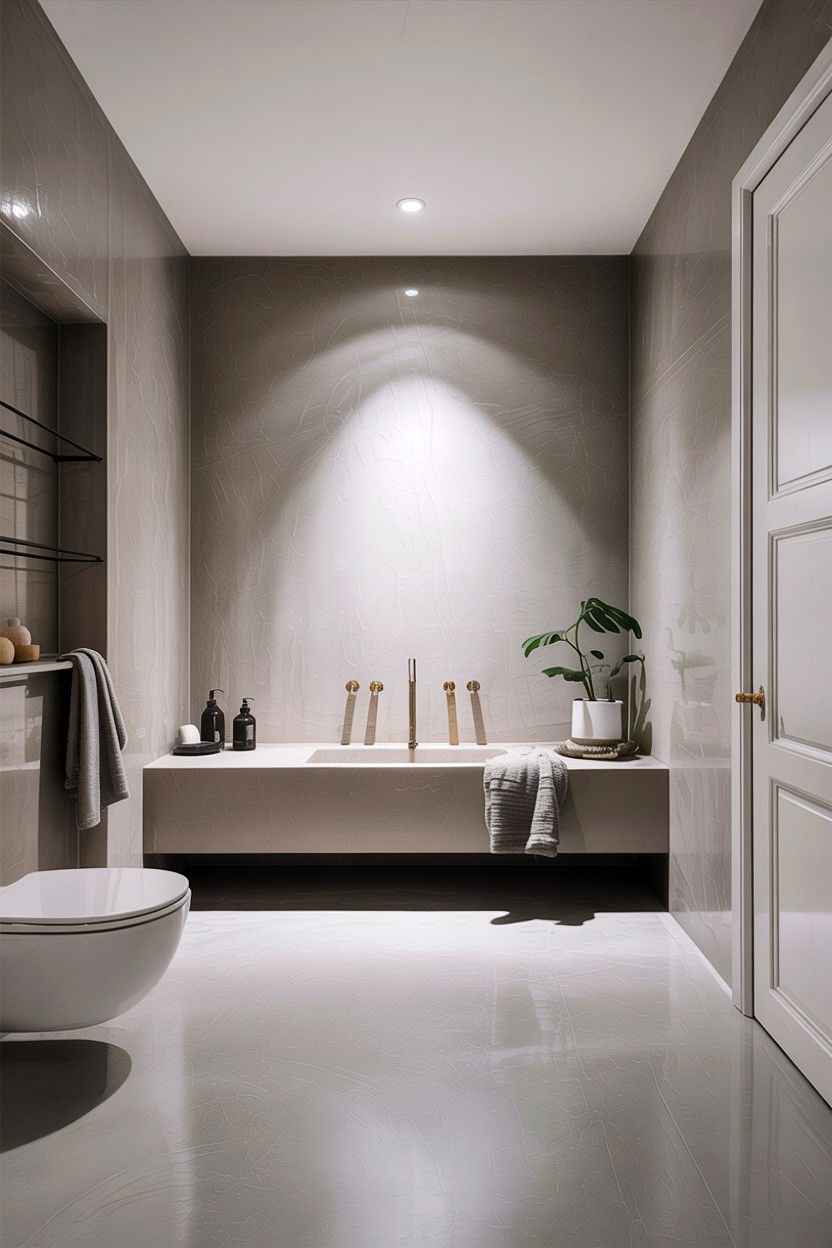 30 Concrete Bathroom Ideas for a Sleek Industrial Vibe