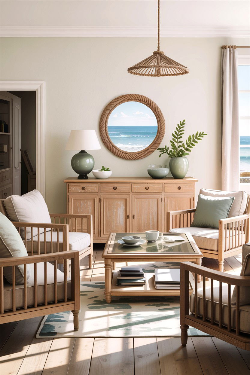 Seaside living room furniture - 30 coastal chic living room ideas