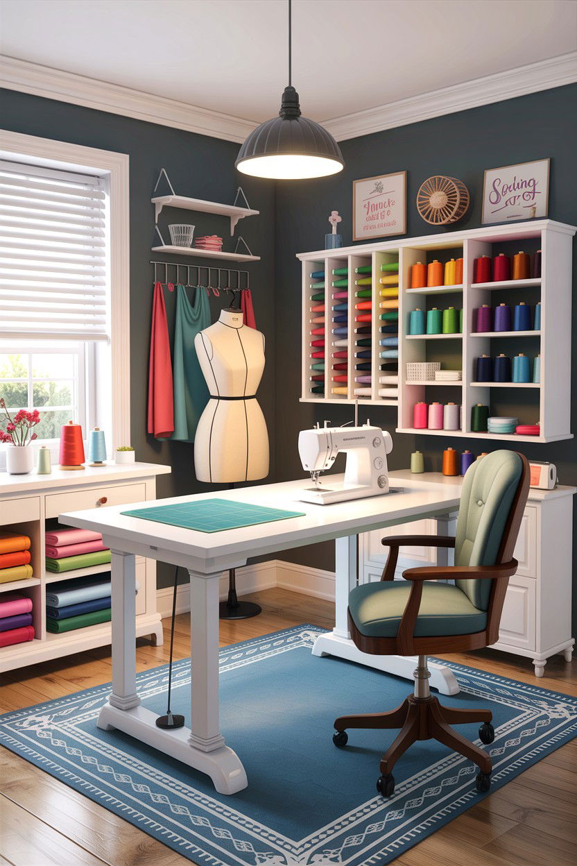 Sewing Room Space - 30 bedroom conversion ideas