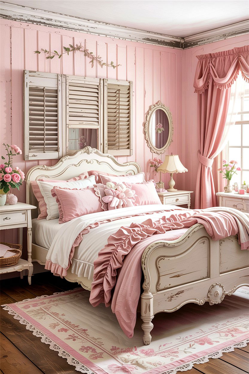 Shabby Chic Bedroom - 30 easy bedroom ideas