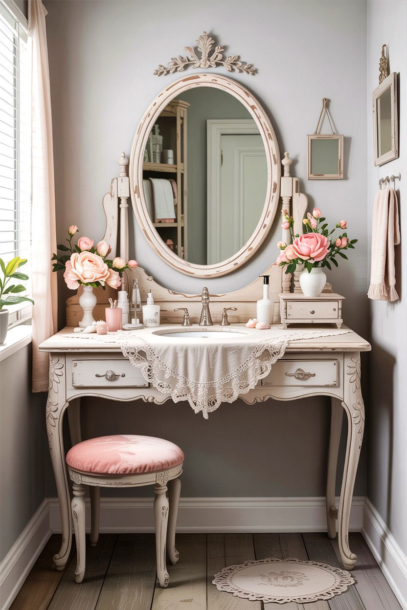 Shabby Chic Vanity - 30 bedroom vanity tables