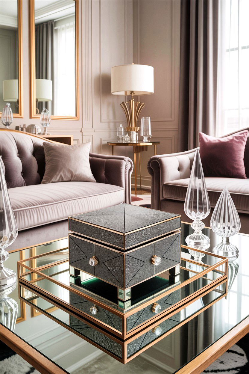 Shagreen Decorative Box - 30 living room decorative boxes