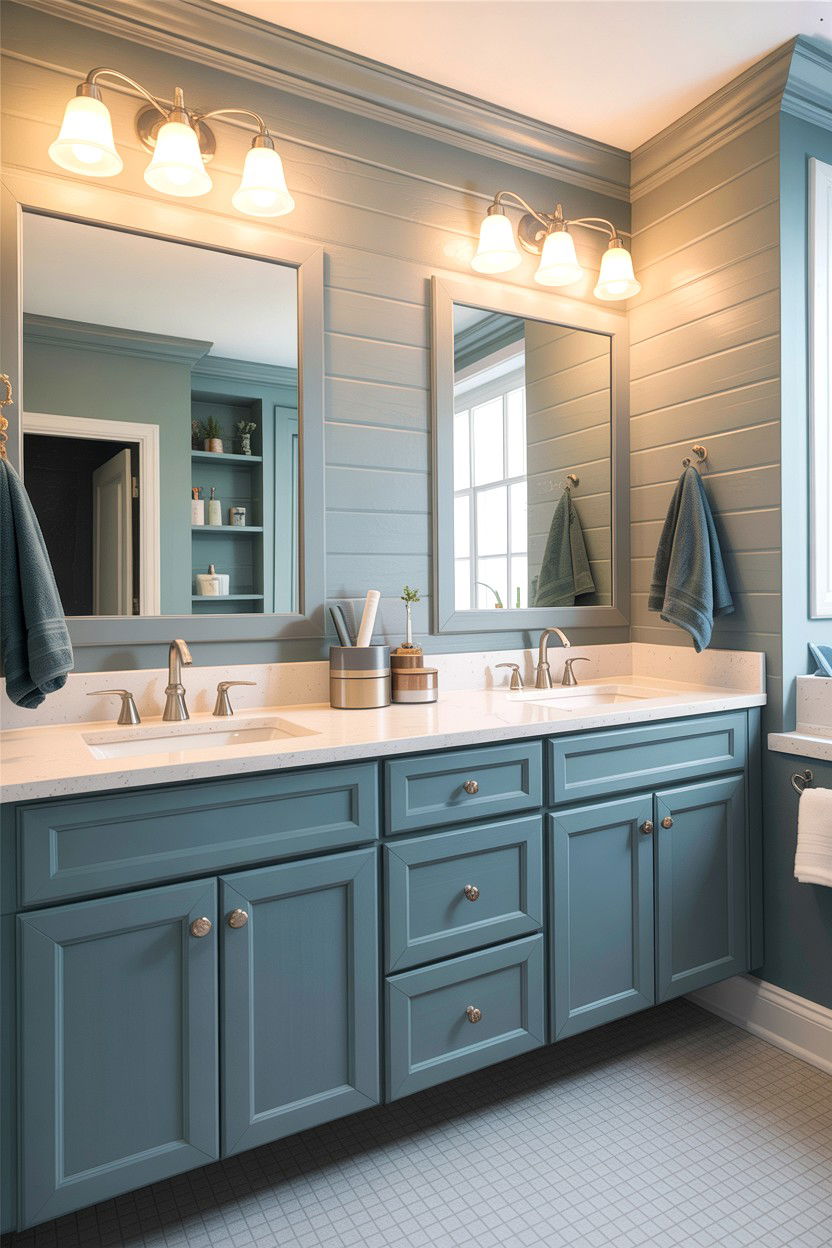 Shared sibling bathroom - 30 children's bathroom ideas