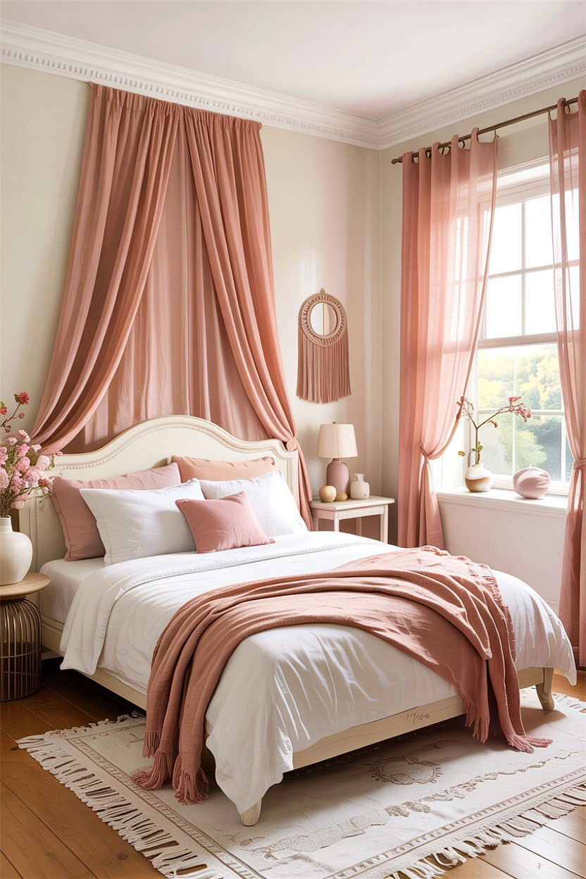 Sheer curtains - 30 bedroom window treatments