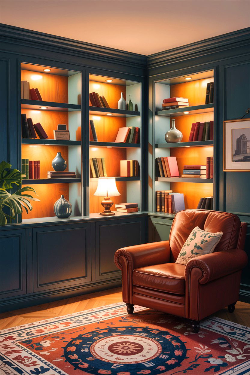 Shelf lighting dimmer kit - 30 living room dimmer lights ideas