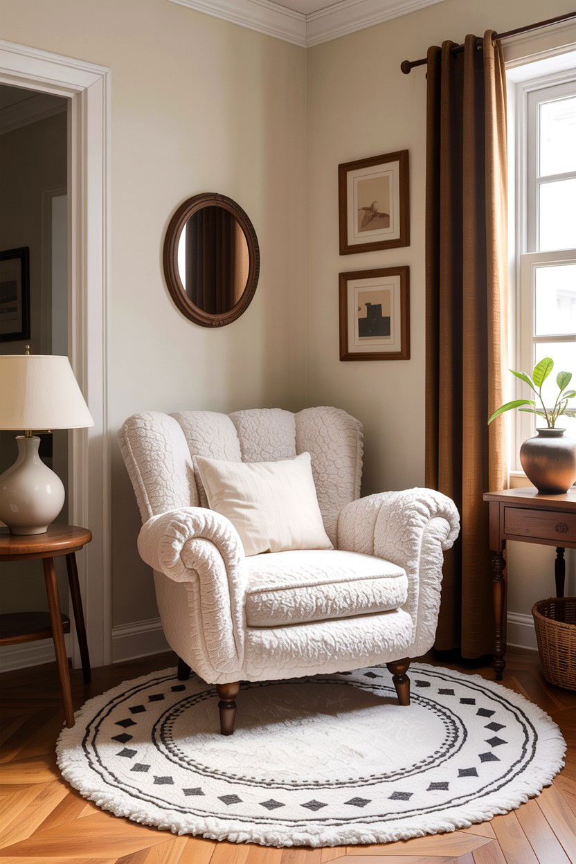 Sherpa Armchair - 30 bedroom chairs