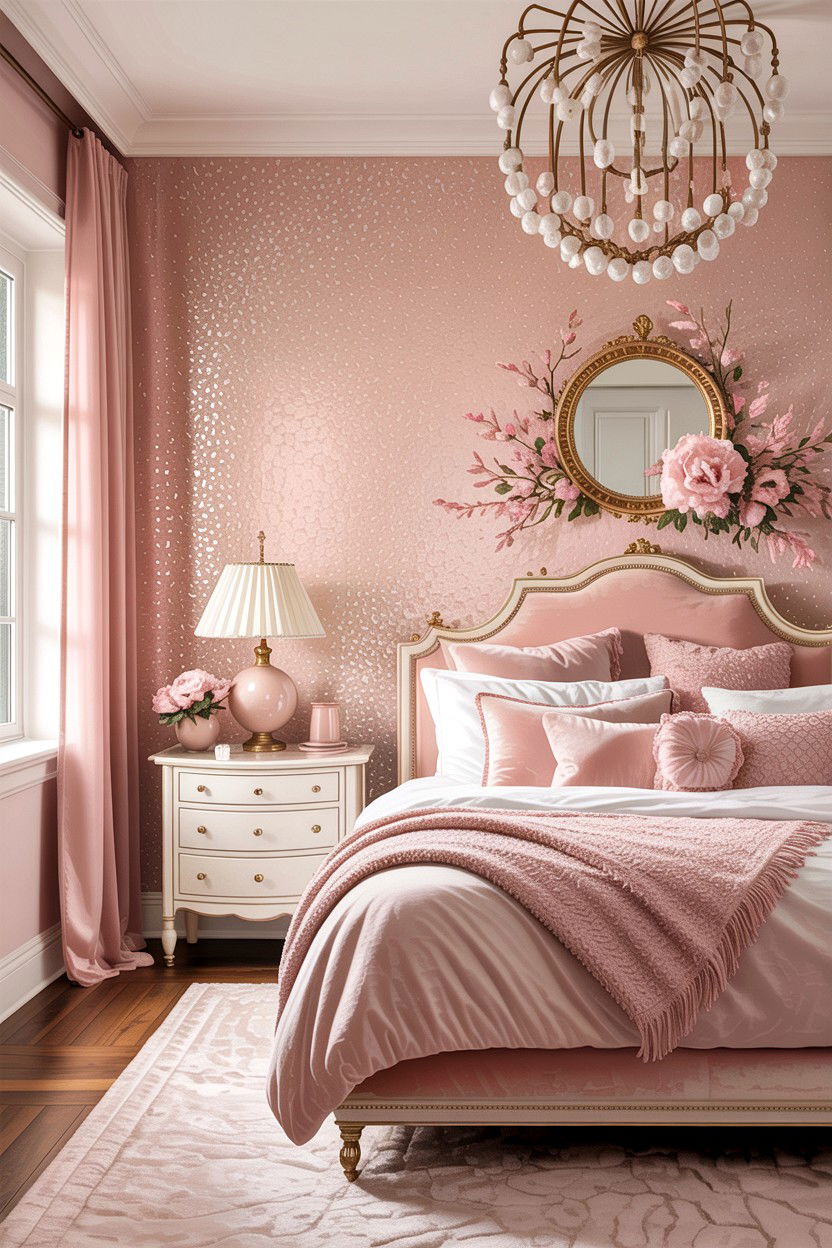 Shimmer Texture Wallpaper - 30 bedroom textured wallpapers