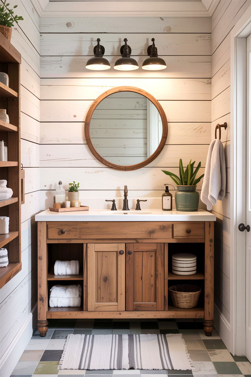 Shiplap Bathroom Wall - 30 contractor bathroom ideas