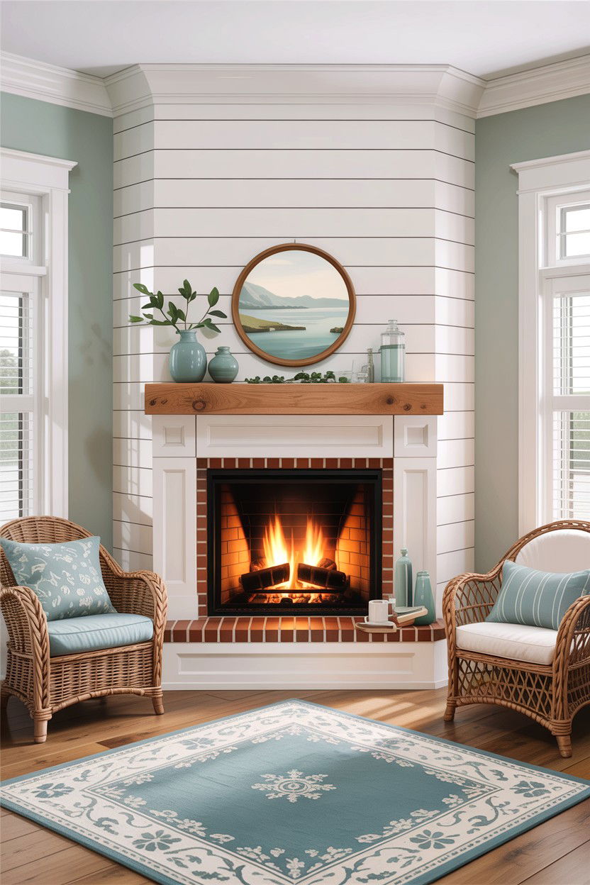 30 Cozy Living Room Corner Fireplace Ideas to Try