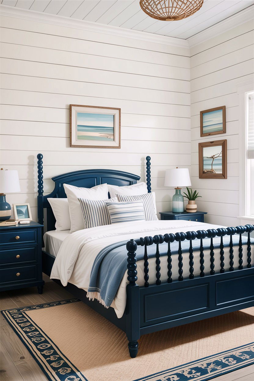 Shiplap bedroom wall - 30 bedroom textured walls