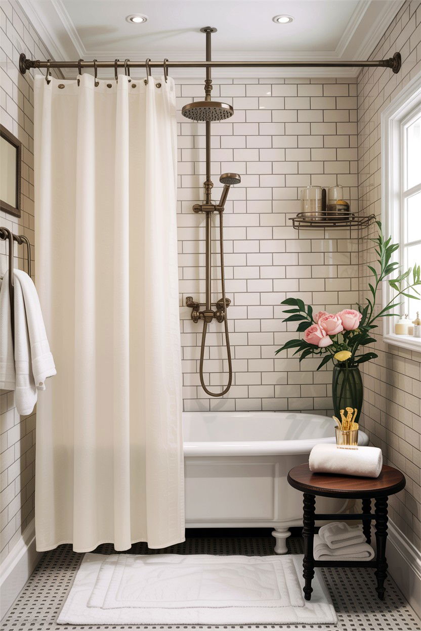 Shower Curtain Hooks - 30 bathroom accessories ideas