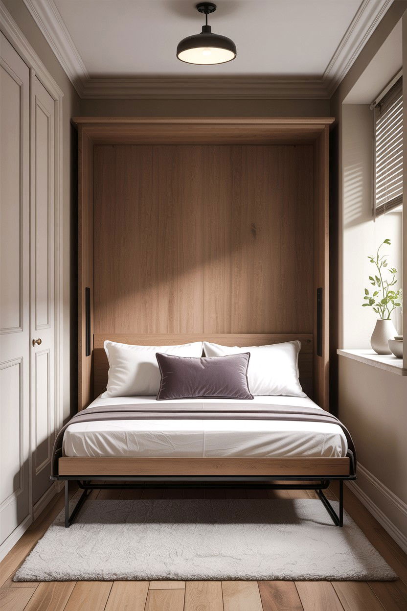 Side Fold Murphy Bed - 30 bedroom fold down bed ideas