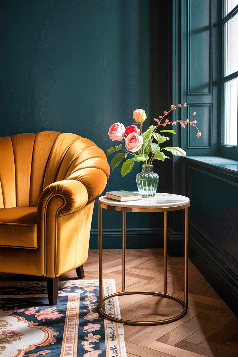 Side table - 30 inexpensive living room ideas