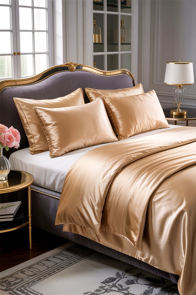 Silk King Shams - 30 bedroom pillow shams