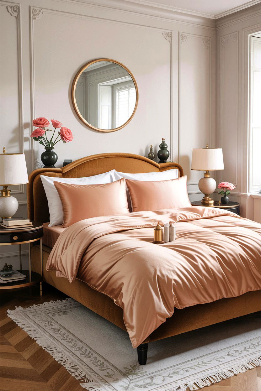 Silk pillowcase - 30 cozy texture bedroom ideas