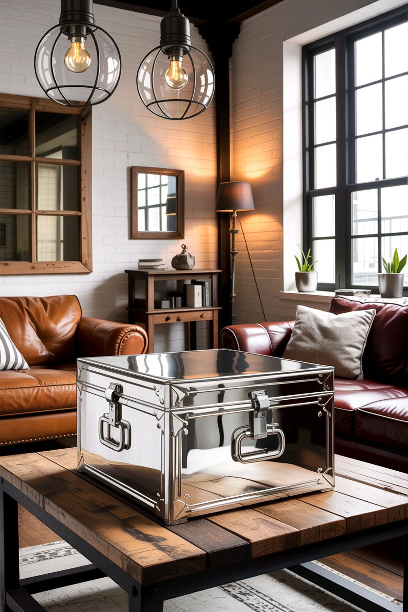 Silver Metal Box - 30 living room decorative boxes