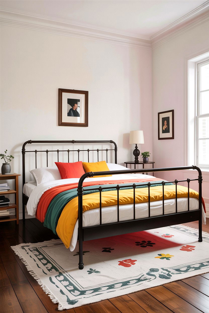 Simple iron bed - 30 bedroom iron beds