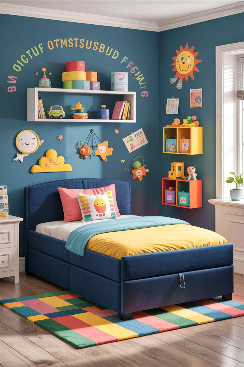 Single ottoman bed for kids - 30 bedroom ottoman bed ideas