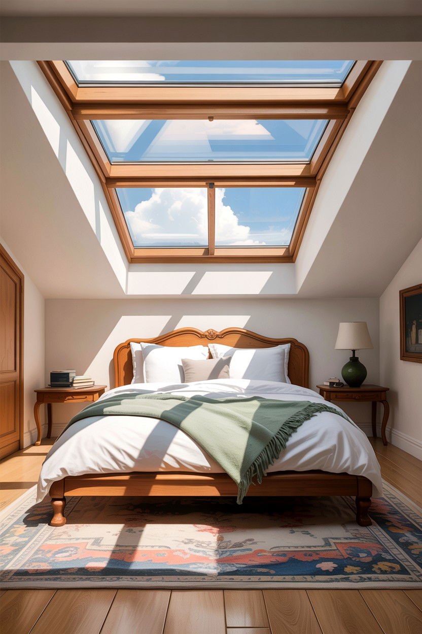 Skylight Bedroom - 30 architect bedroom ideas