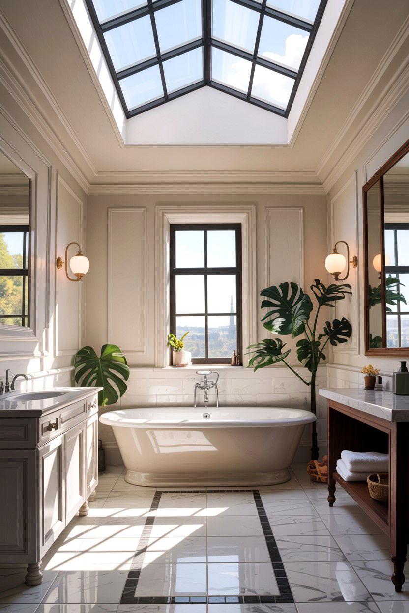 Skylight In Bathroom - 30 HGTV bathroom ideas