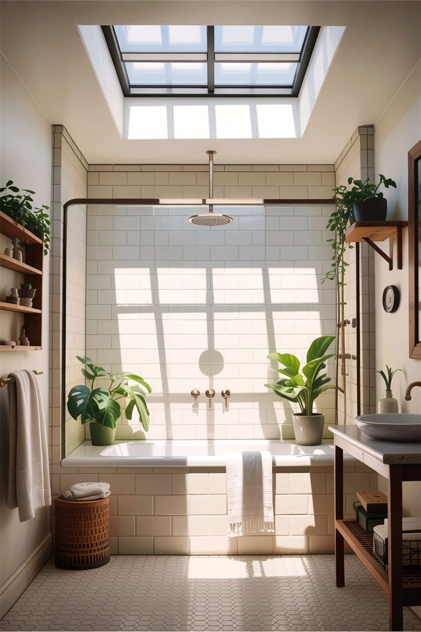 Skylight In Bathroom - 30 en-suite bathroom ideas