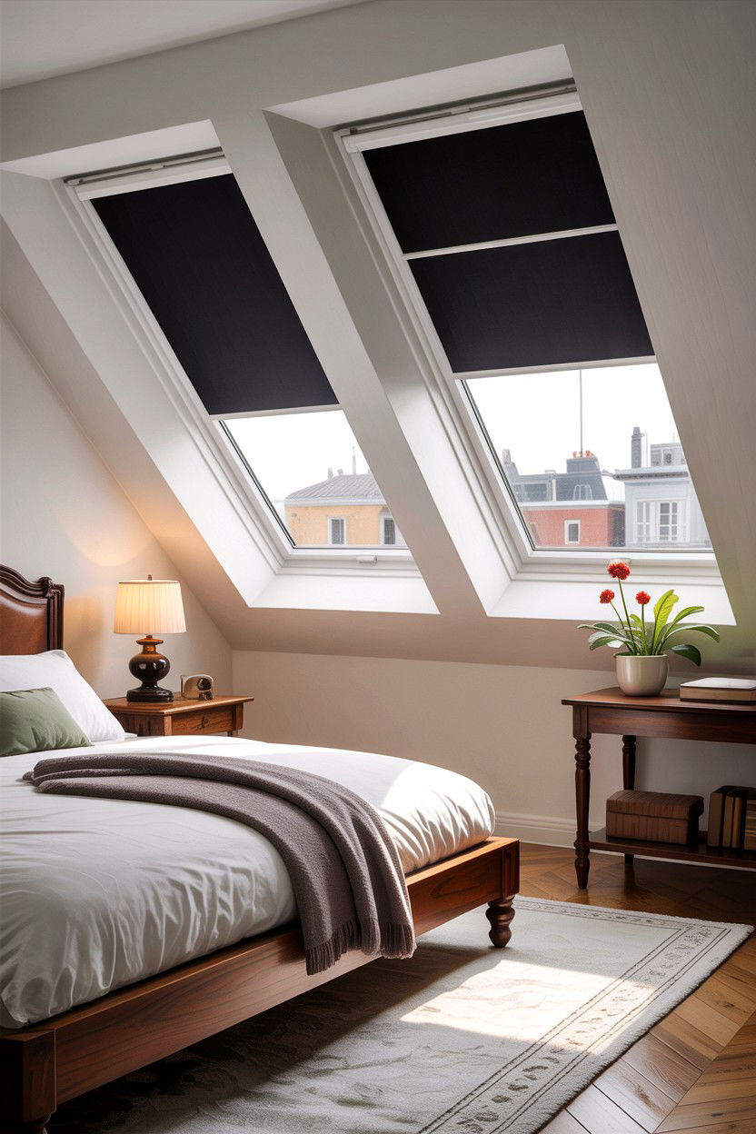 Skylight Roller Blinds - 30 bedroom roller blinds