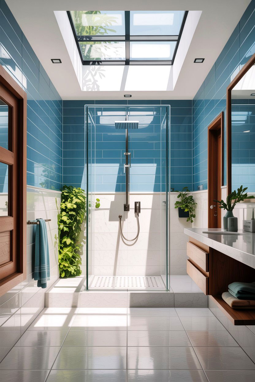 Skylight above shower - 30 architect designed bathroom ideas