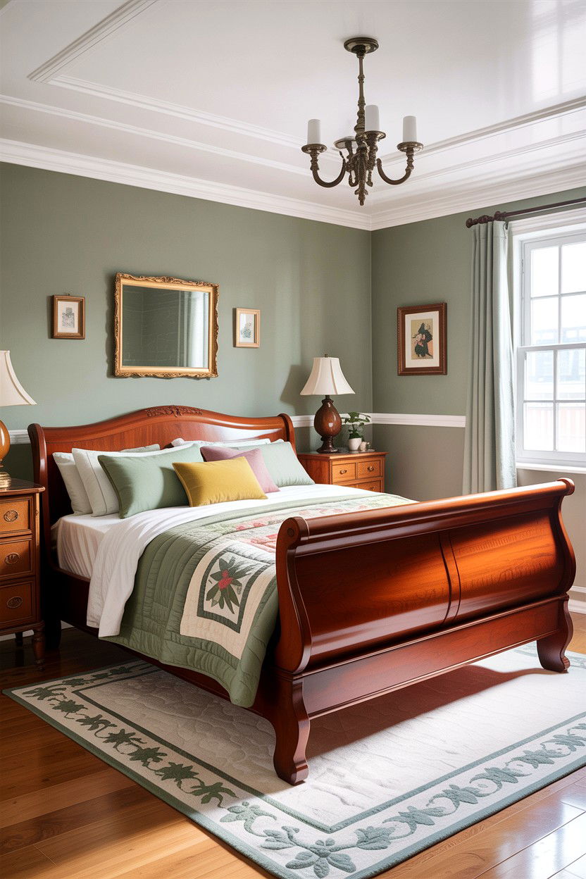 Sleigh Bed Bedroom Design - 30 bedroom bed ideas